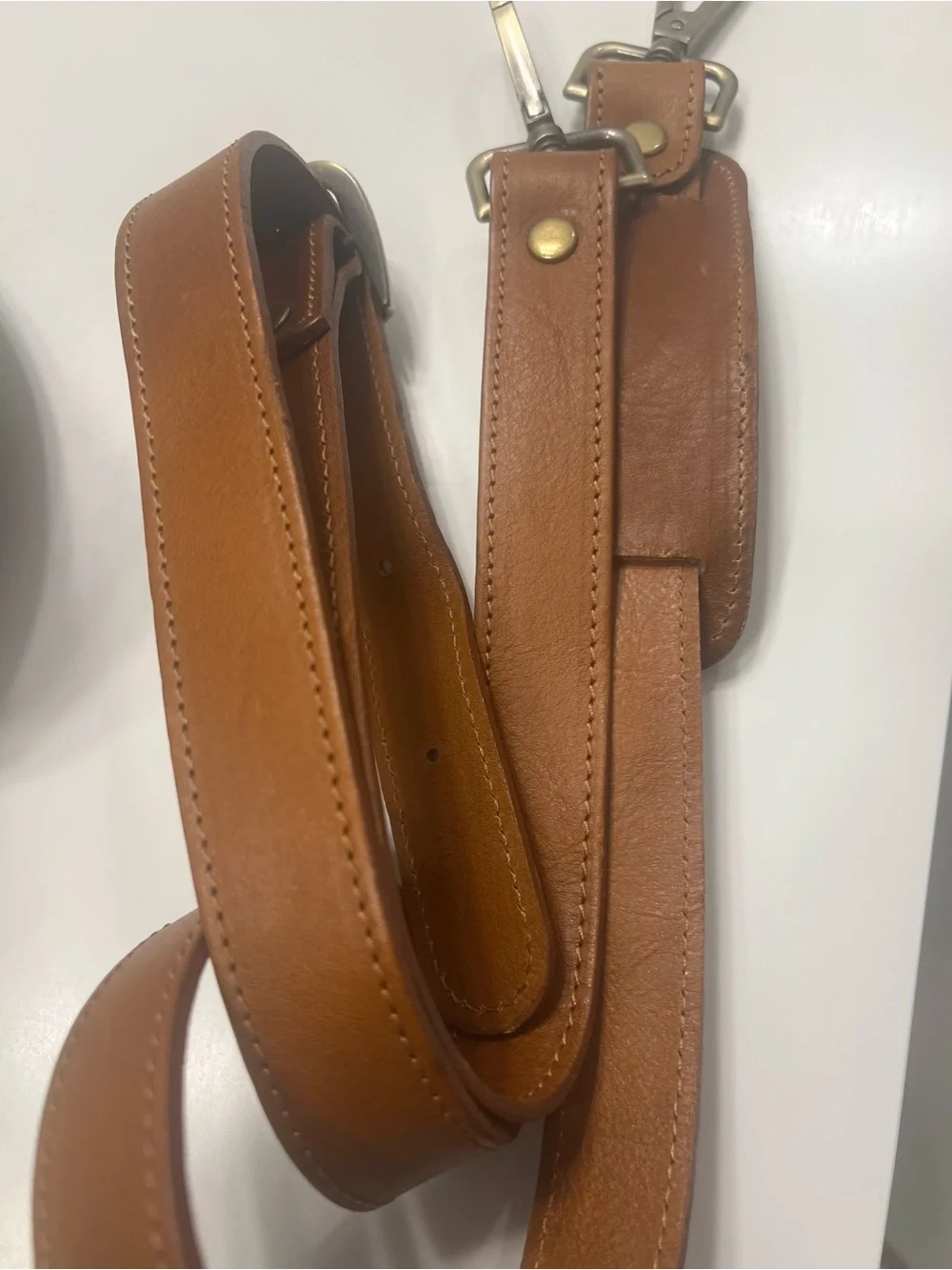 Italian Vintage leather Men travel bag